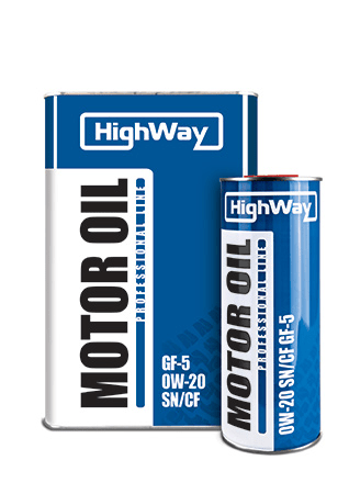 Синтетическое моторное масло HighWay 0W-20 SN/CF